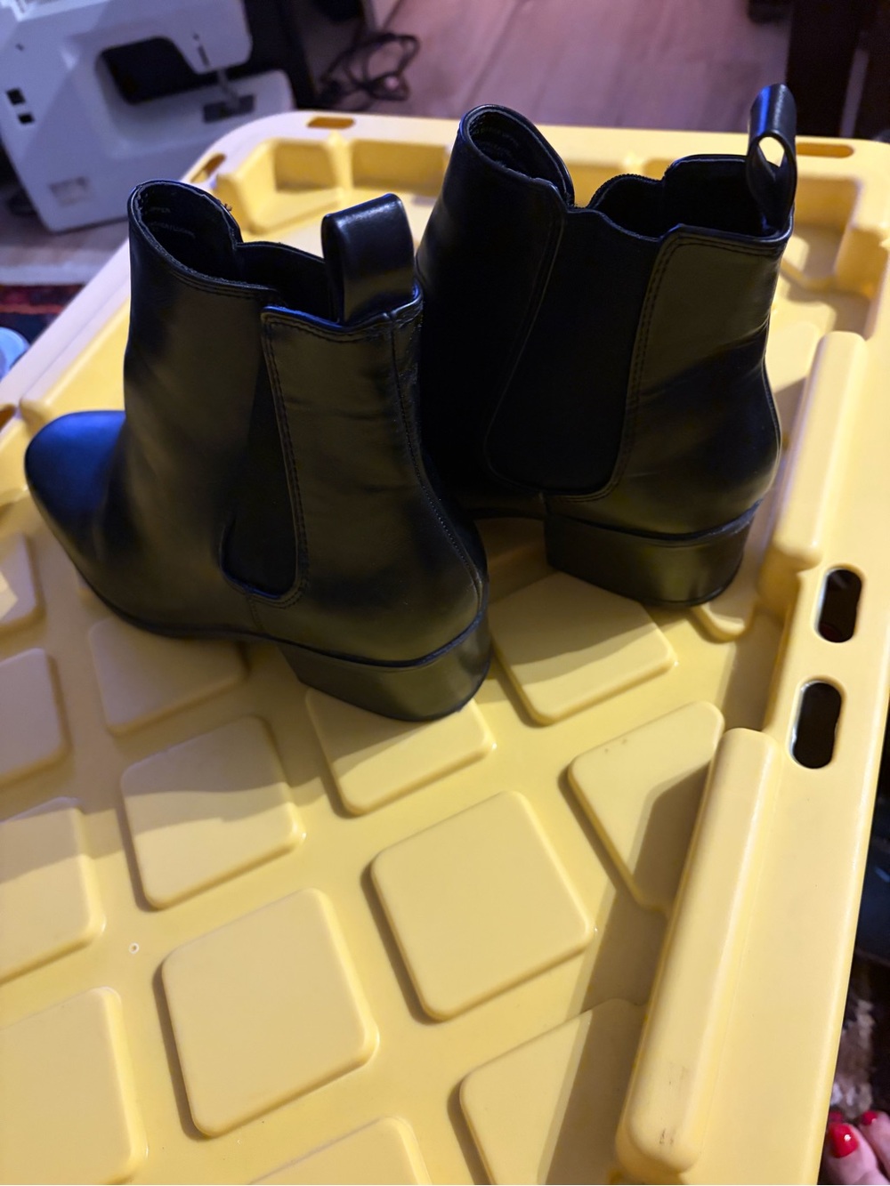 Classic Black Chelsea Ankle Boots - Women's Slip-On Dress Boots